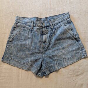 AE High Waist Acid Wash Shorts Sz 10